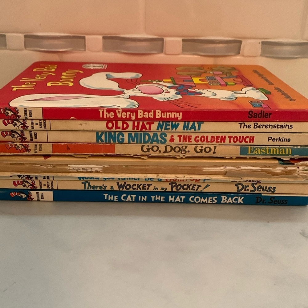 8 kids books in ok condition
